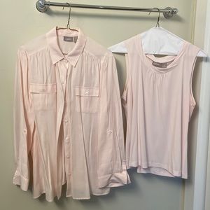 Blouse and tank set